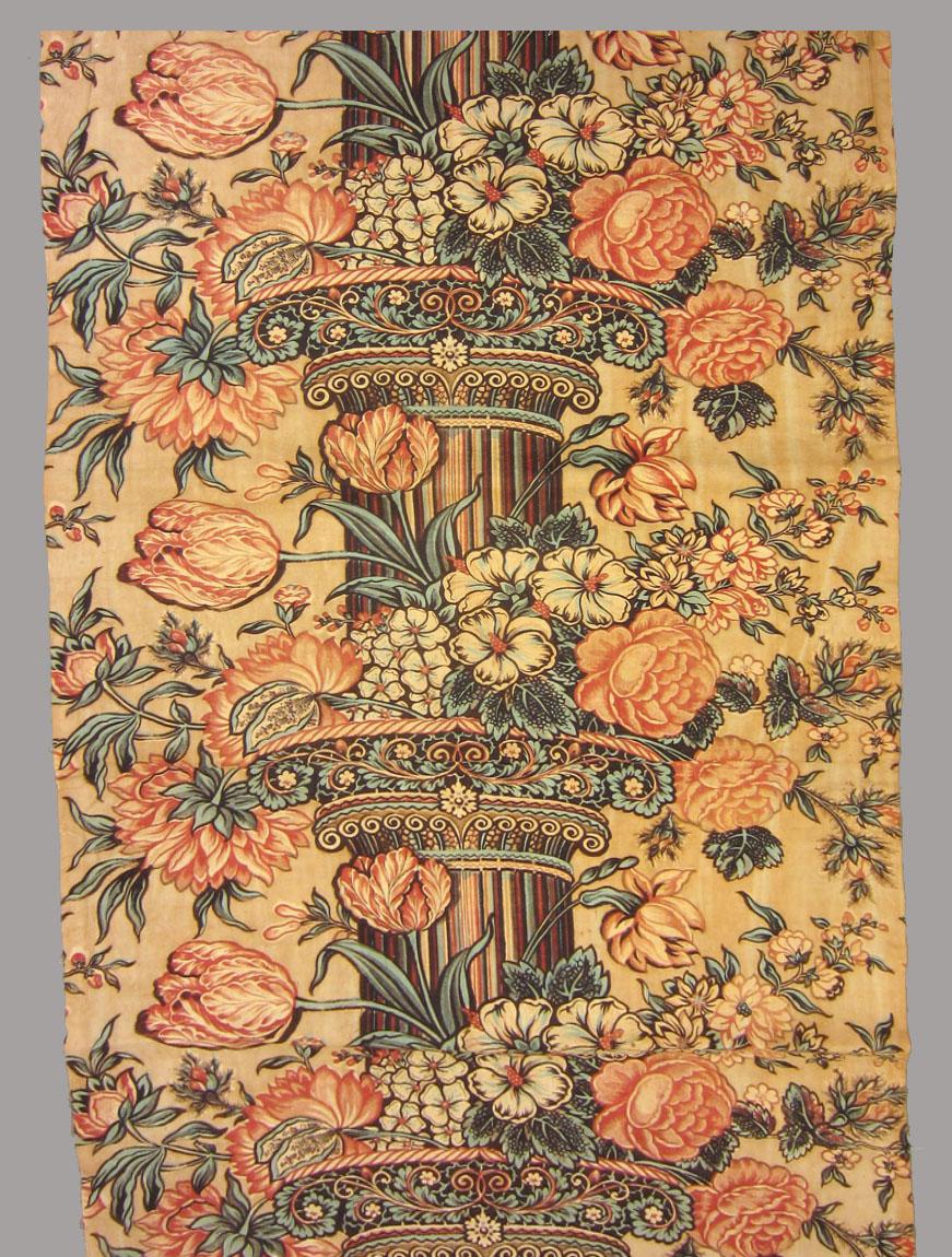1960.0153.001 Textile, printed partial obverse
