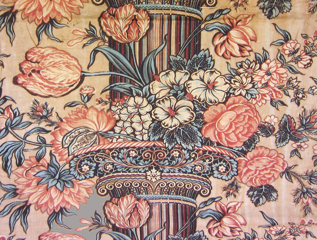 1960.0153.001 Textile, printed detail