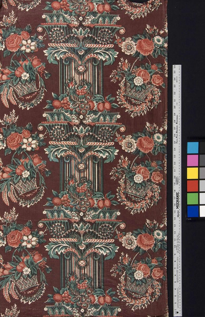 1960.0156.002 Textile, printed, detail 1