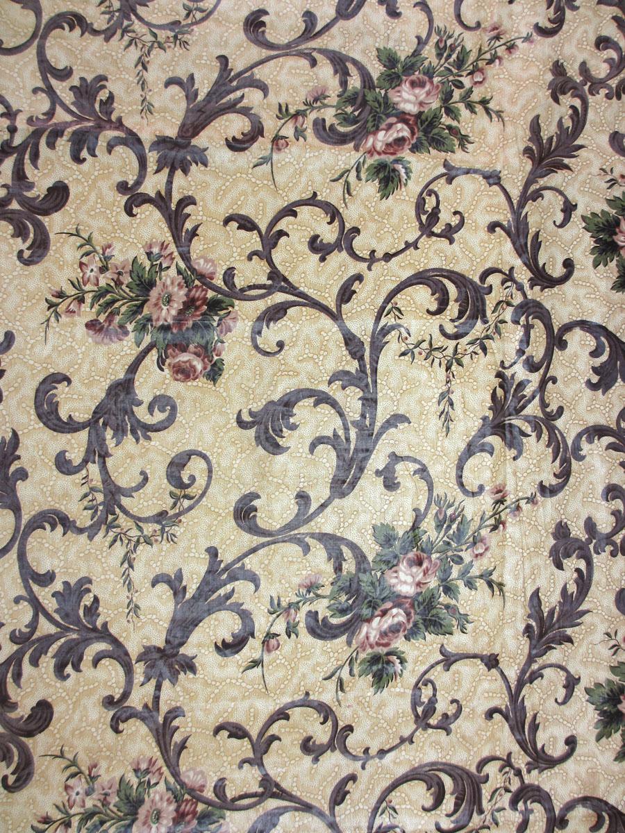 T2254 Textile, printed partial, design repeat