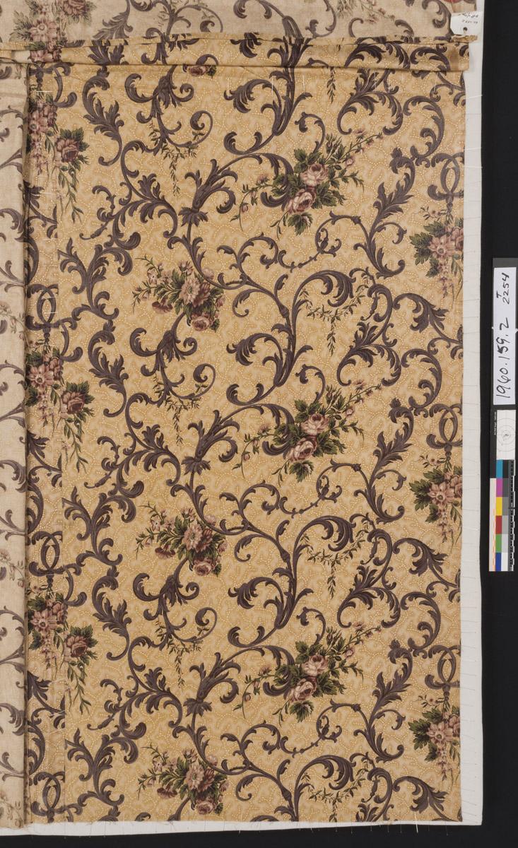 1960.0159.002 Textile, printed, detail 1