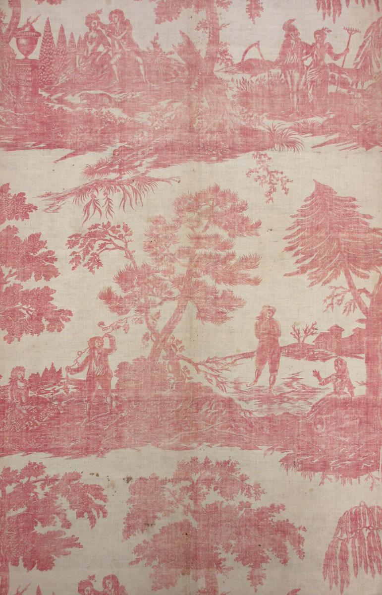 T1165 textile, printed design repeat