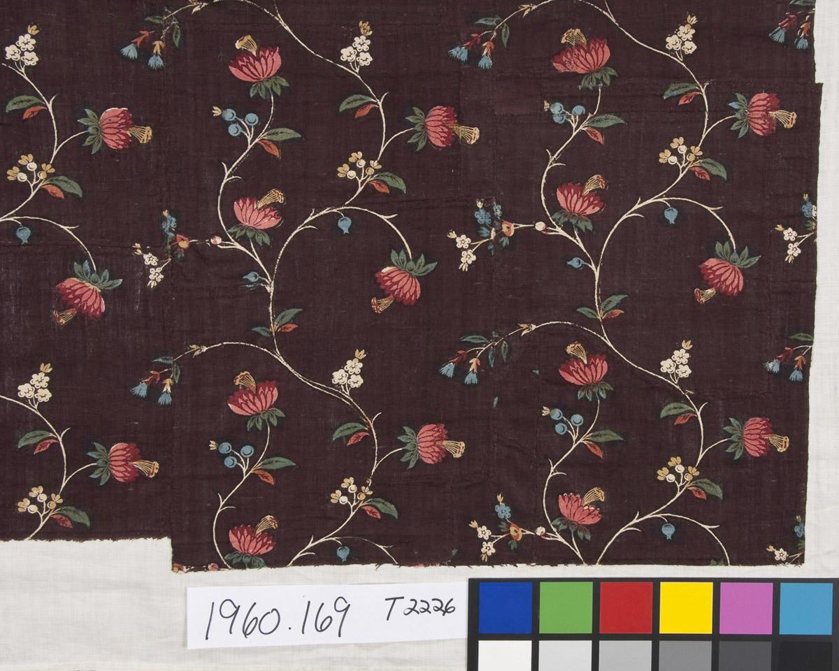 1960.0169 Textile, printed, detail 1