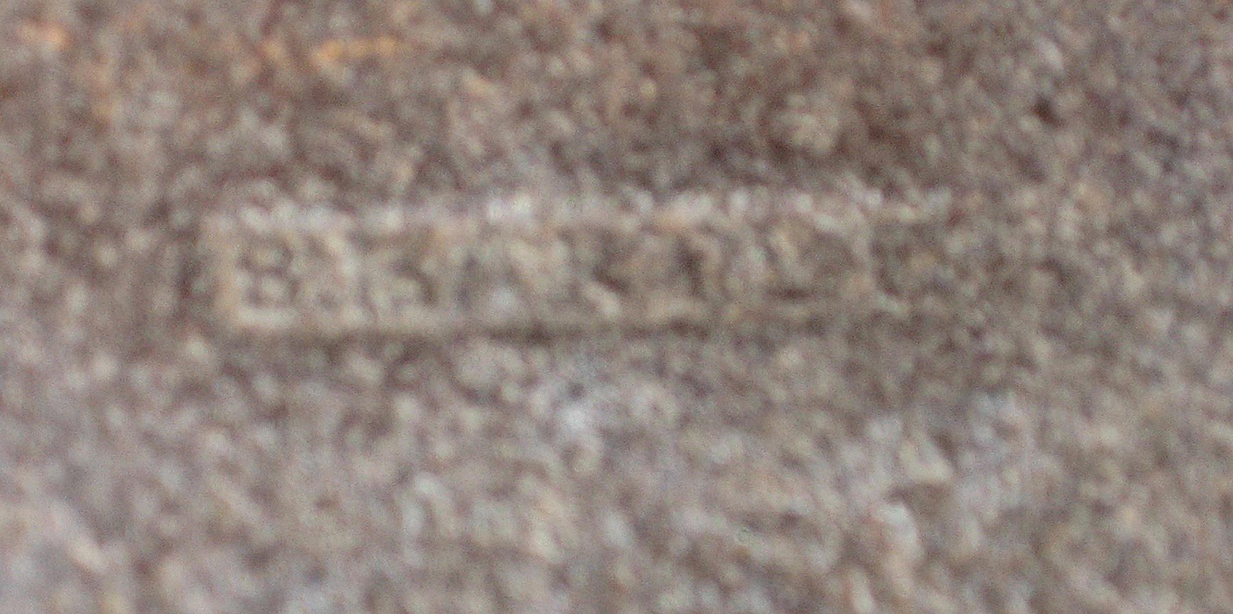 1960.0185 Peel (mark detail)