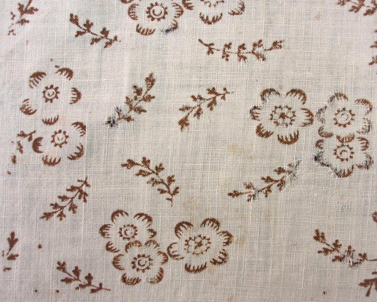 1960.0193 textile, printed detail