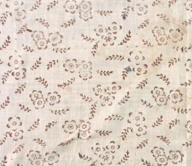 T502 textile, printed design repeat
