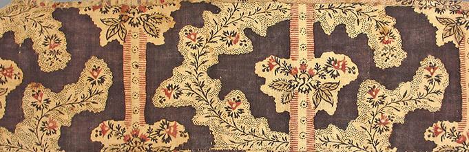 T701 textile, printed design repeat