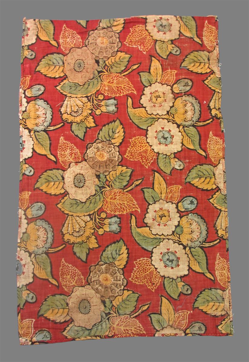 1960.0198 textile, printed reverse
