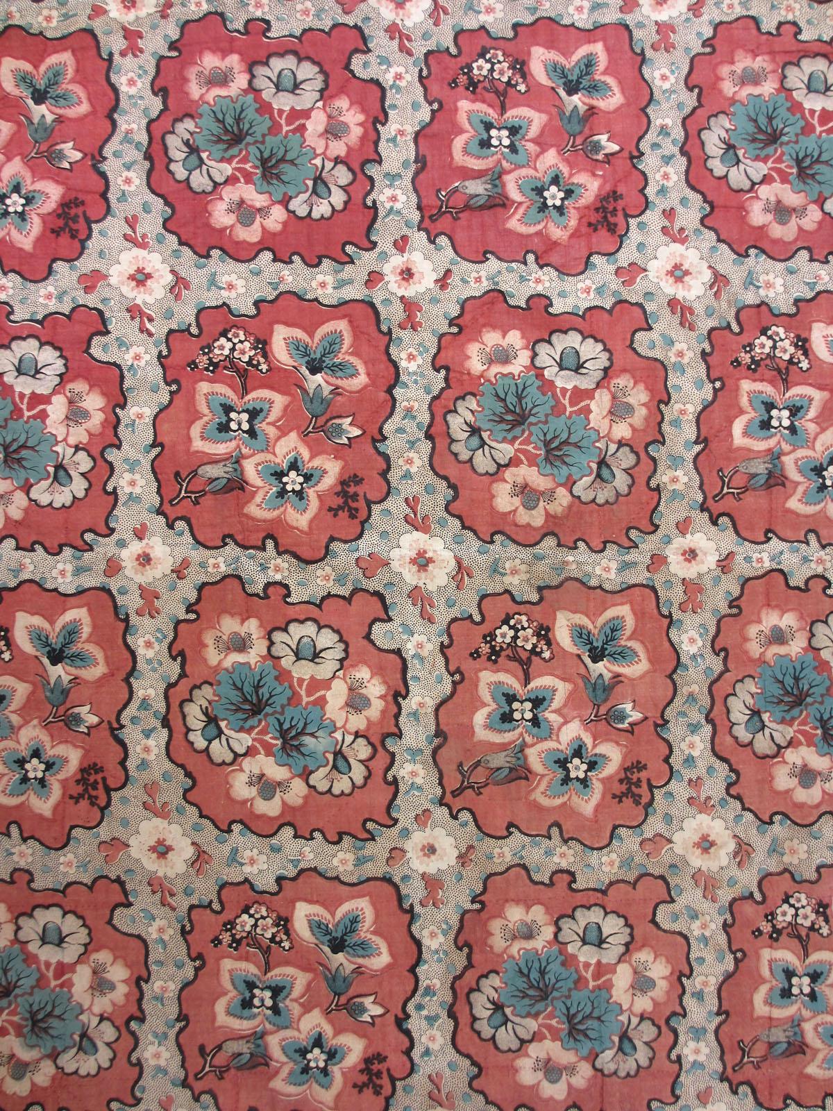 T2259 textile, printed design repeat
