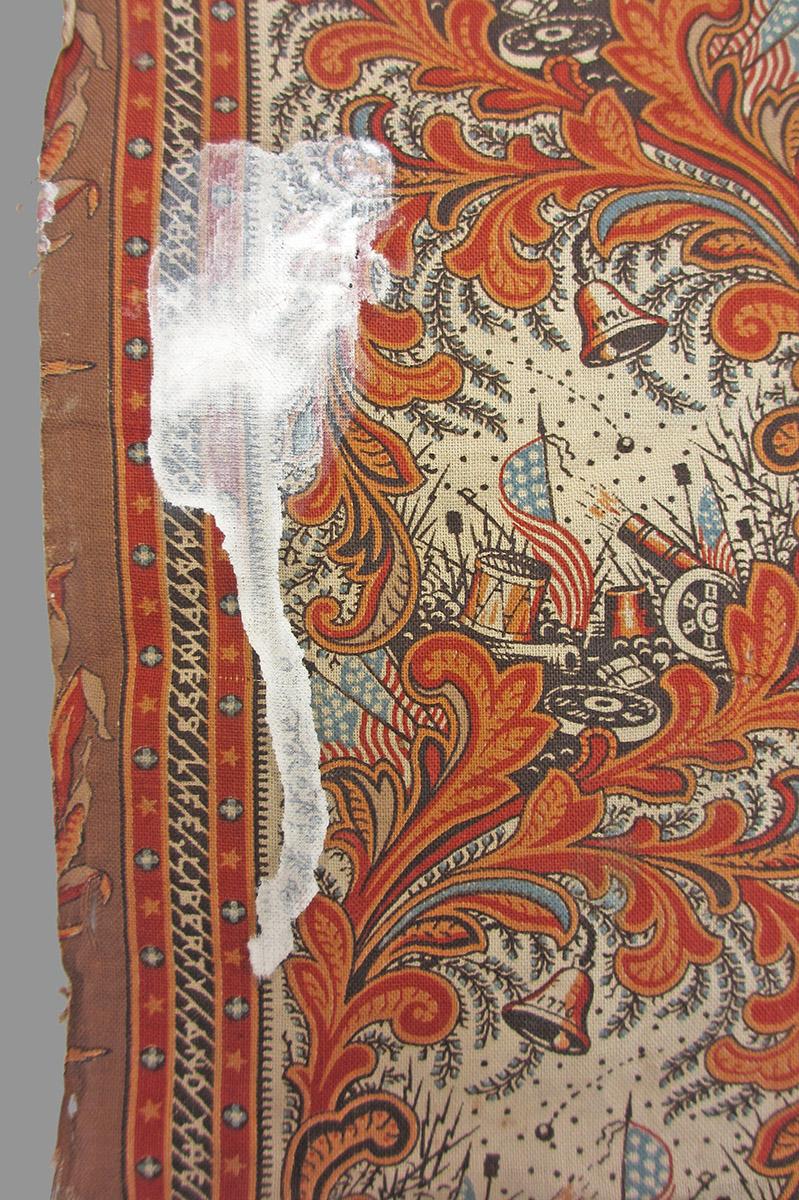 1960.0201 textile, printed detail 1
