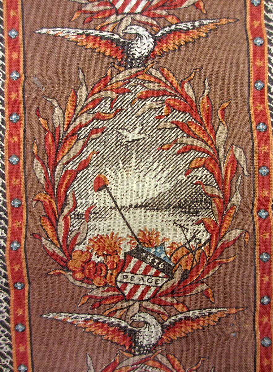 1960.0201 textile, printed detail 2