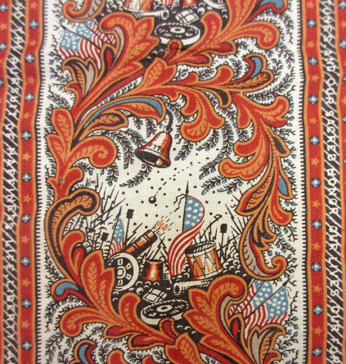 1960.0201 textile, printed detail 3