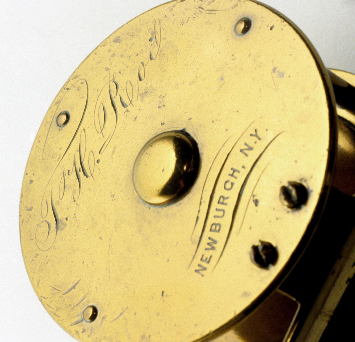 1960.0245 Fishing reel detail 2