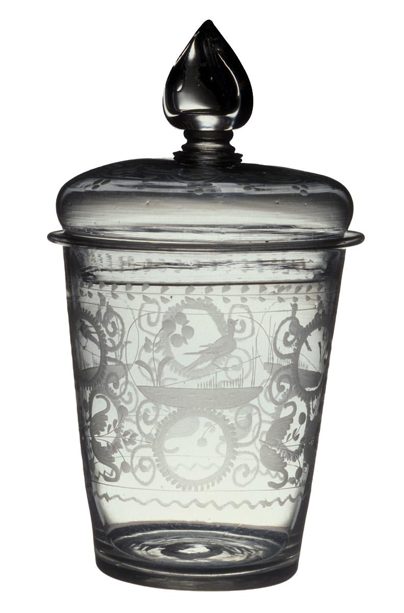 1960.0263 A, B Colorless glass tumbler
