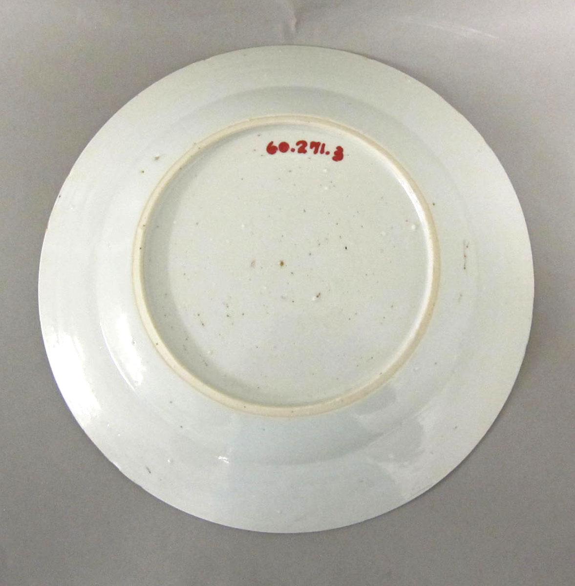 1960.0271.003 Porcelain plate underside