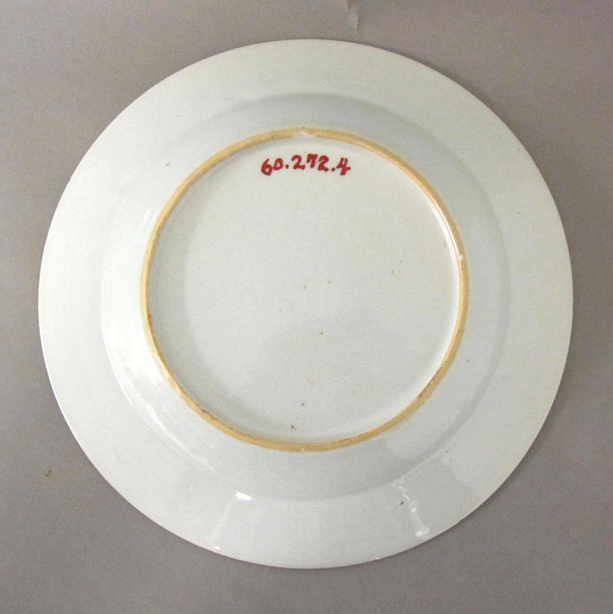 1960.0272.004Porcelain plate underside