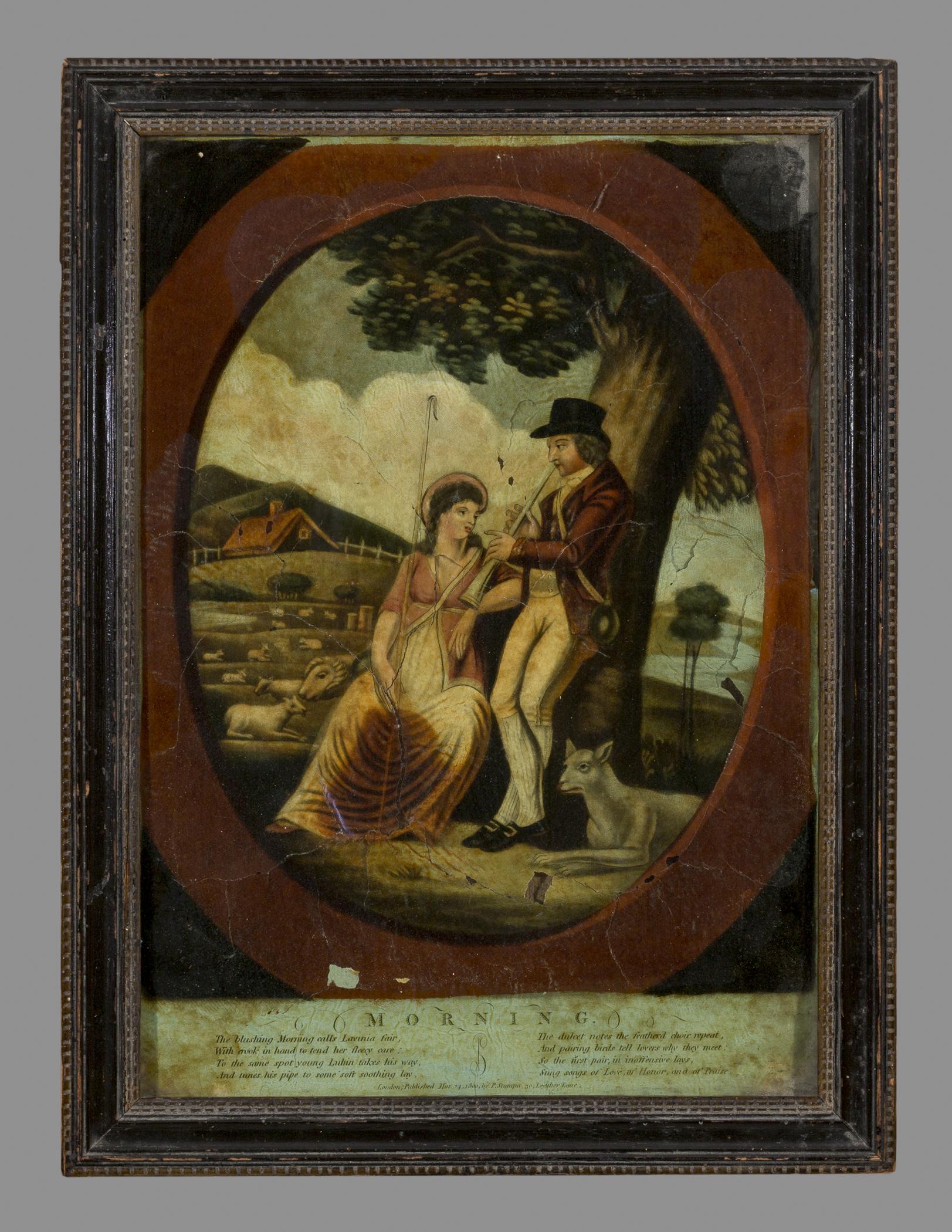 1960.0294 A Print on glass, B Frame, view 1