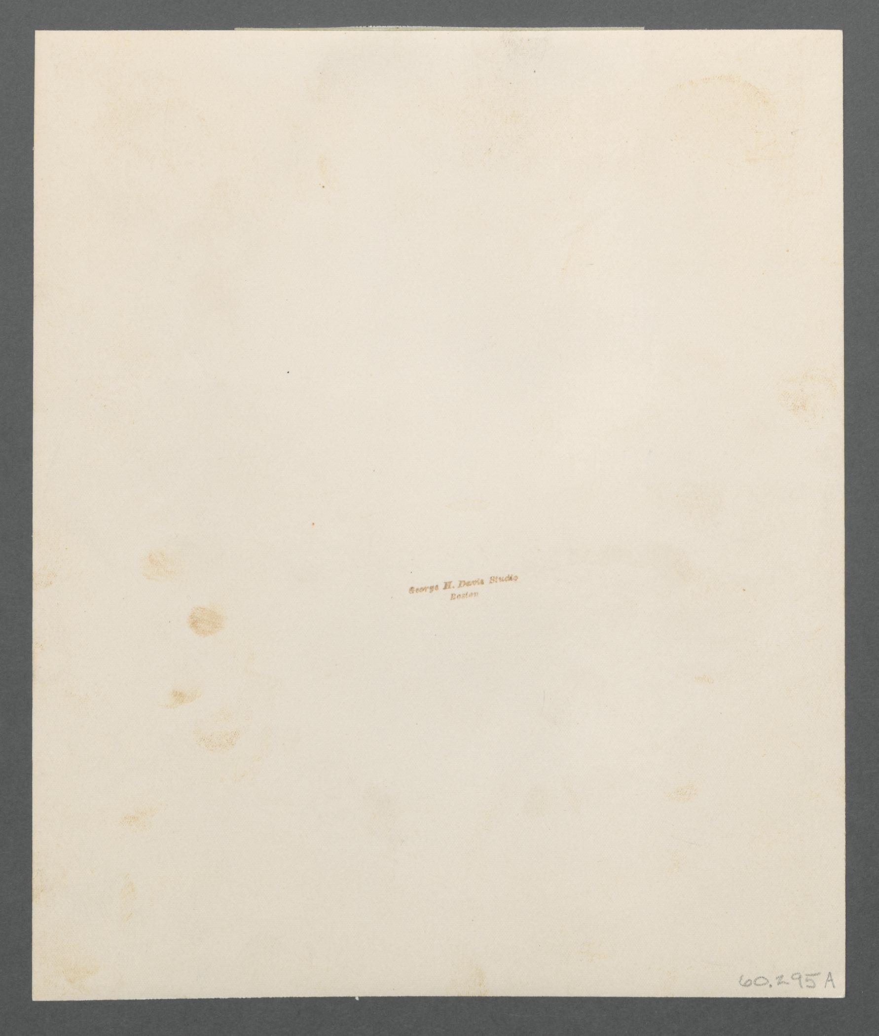 1960.0295 A Photograph, view 2, reverse