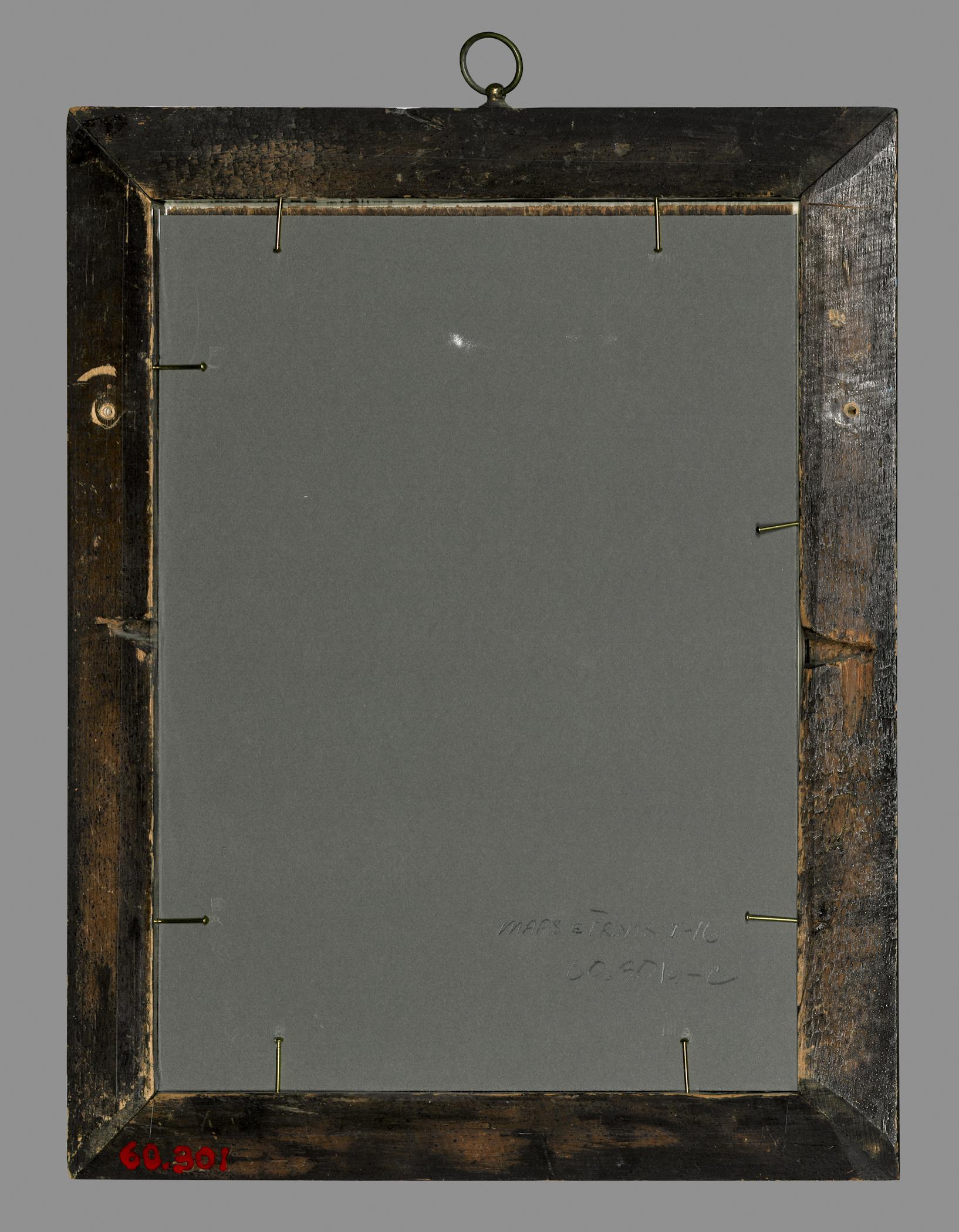 1960.0301 B Frame, C Backboard, view 3, reverse