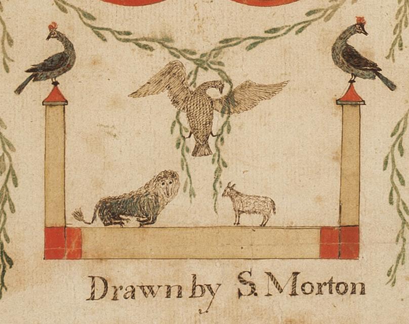 1960.0324 Drawing, detail 1