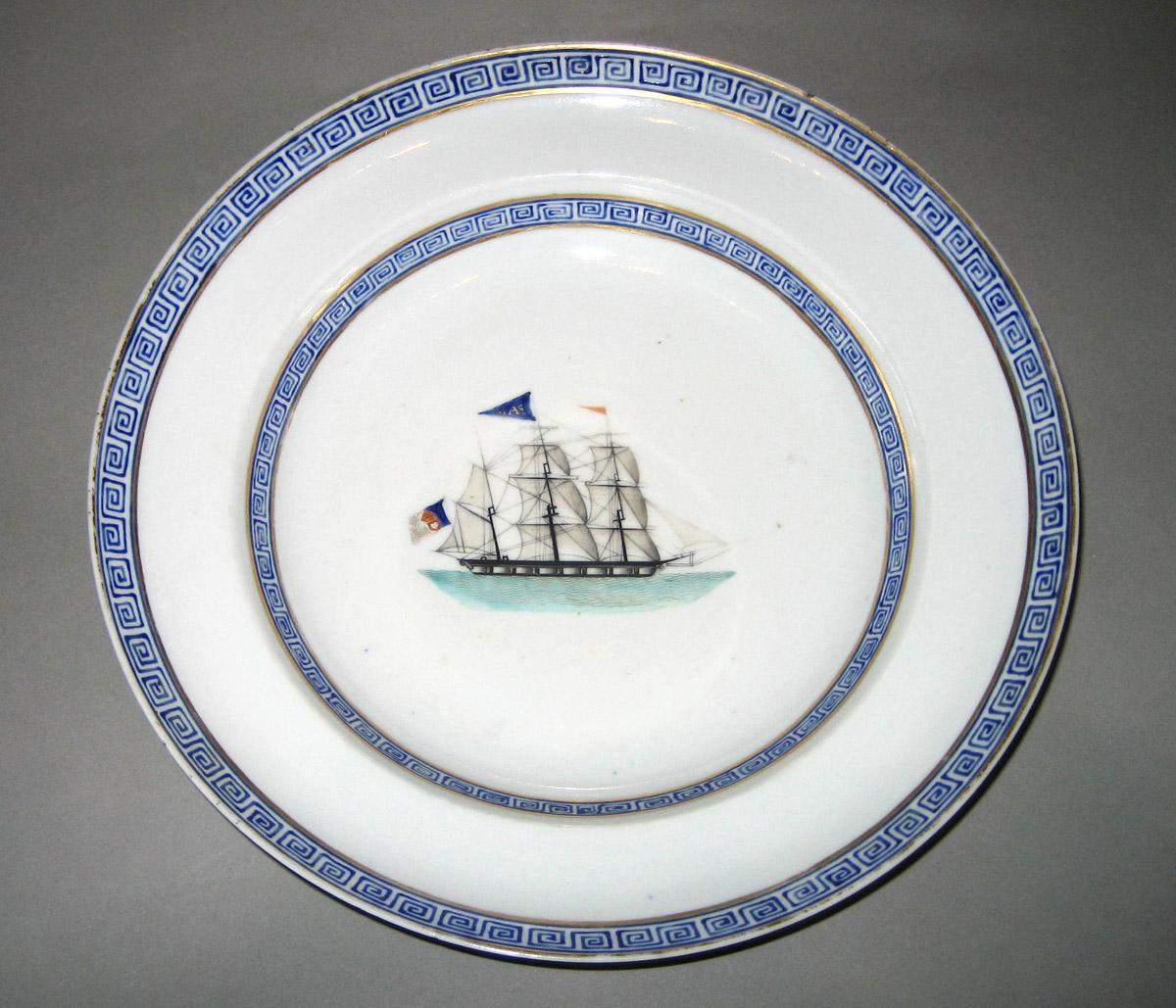 1960.0326.007 Porcelain Plate or Bowl