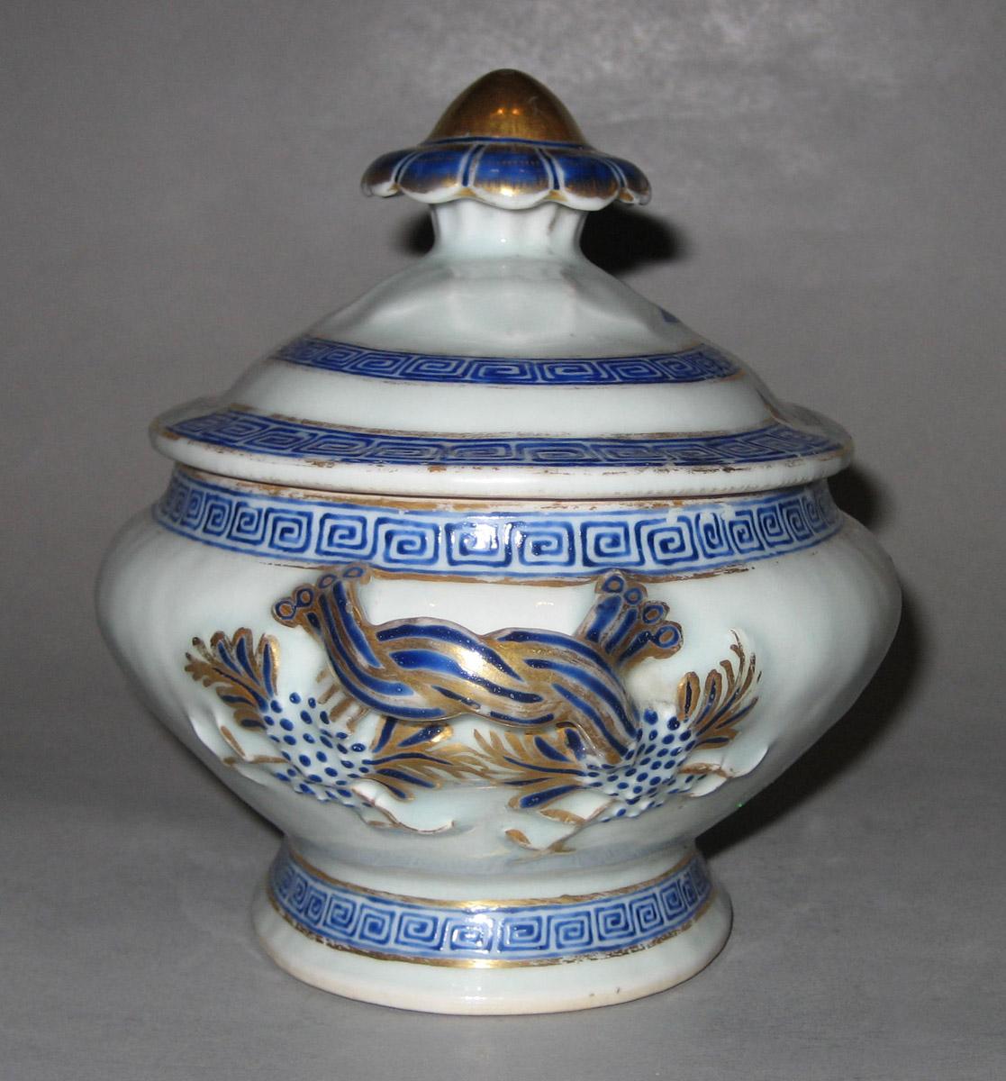 1960.0326.031 A, B Porcelain Tureen handle