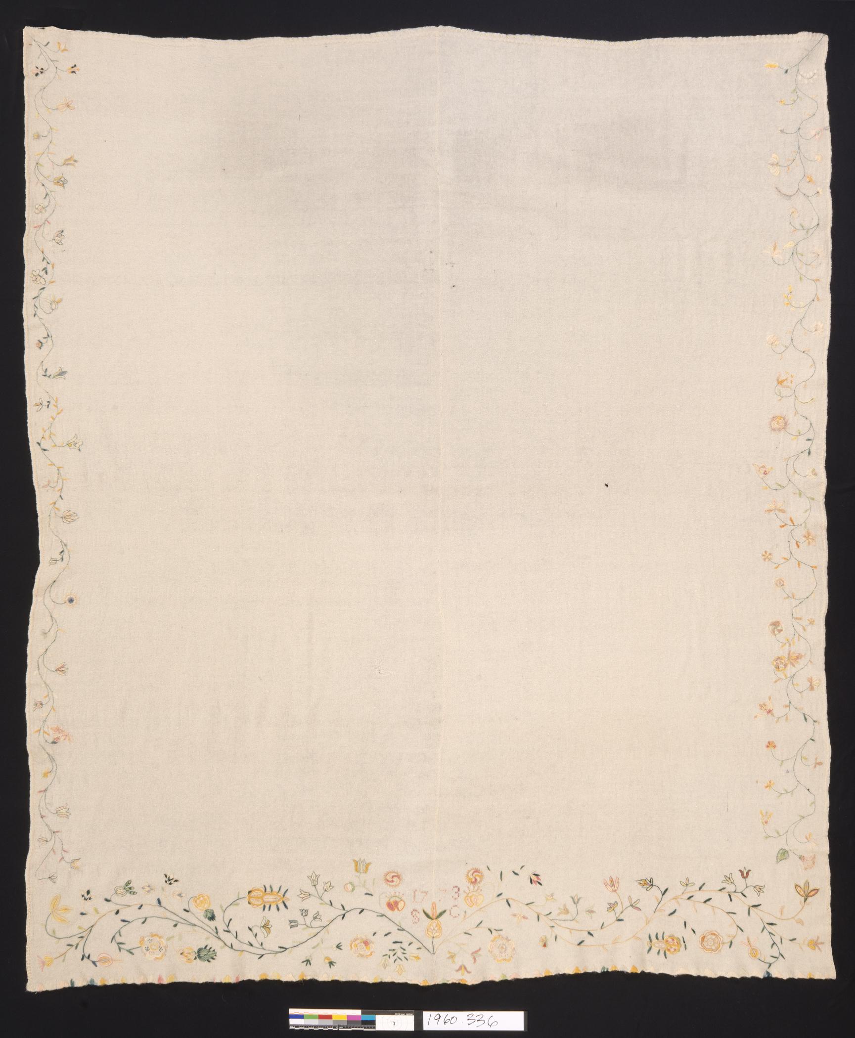 1960.0336 Bedcover, view 1