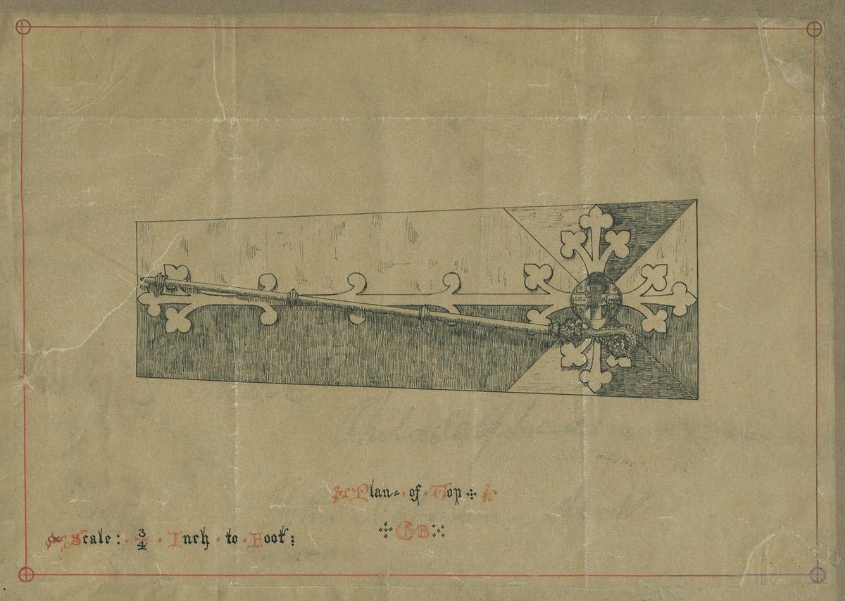 1960.0348.001 Drawing, detail 2