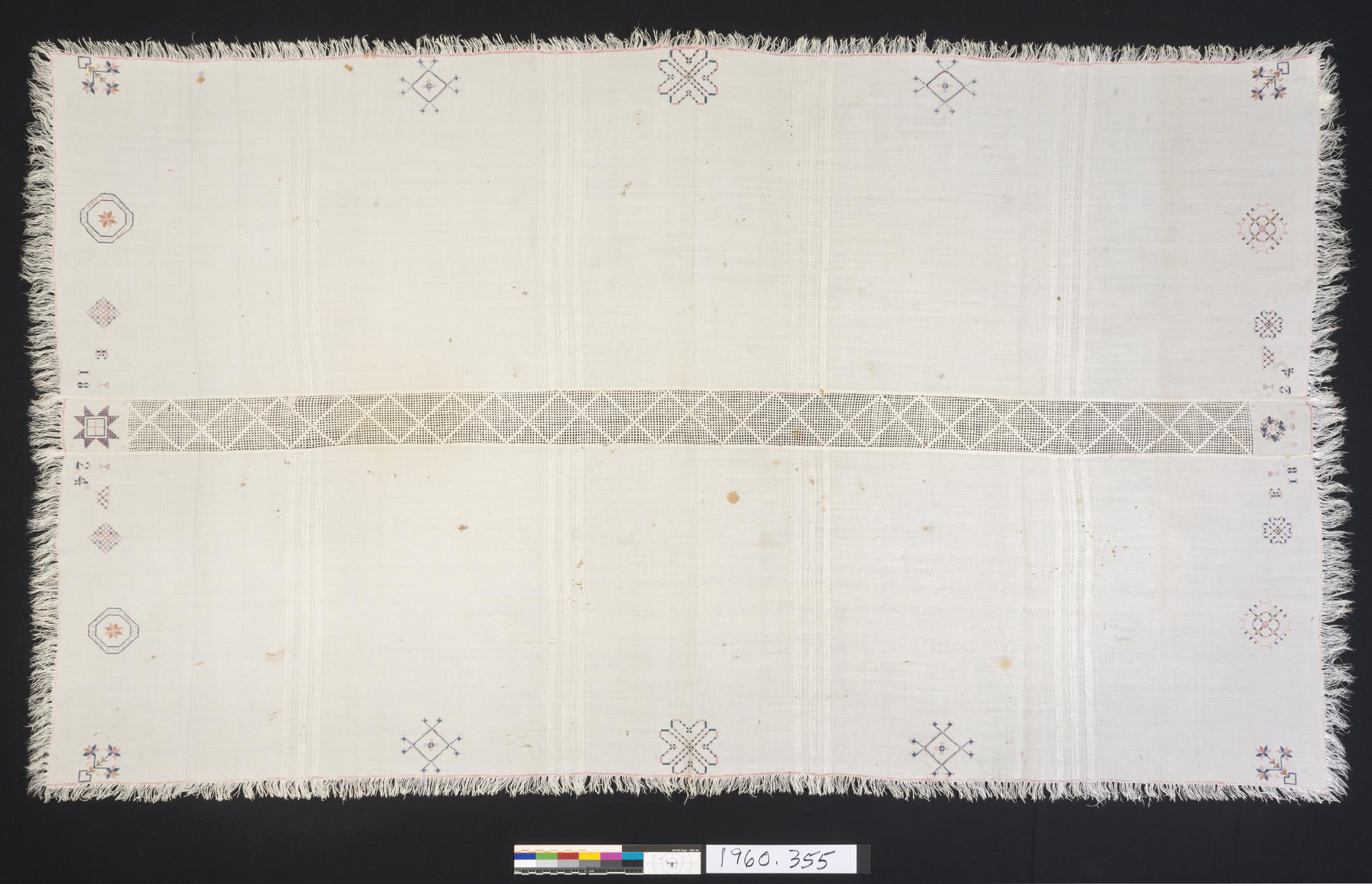1960.0355 Tablecloth, view 1