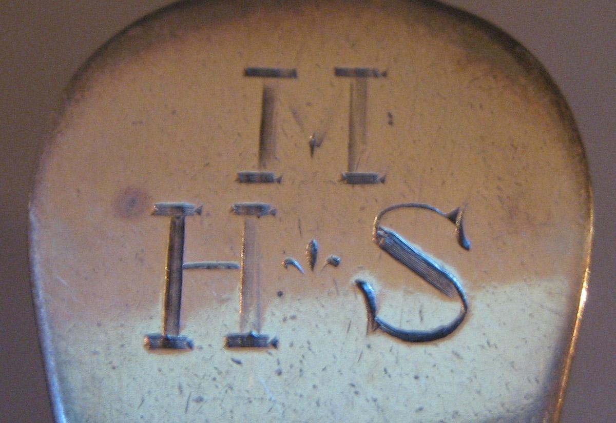 1960.0359 Spoon (inscription)