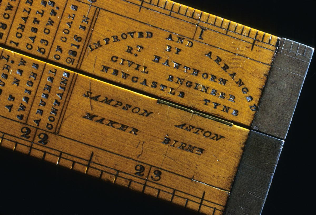 1960.0379 Ruler, maker's mark