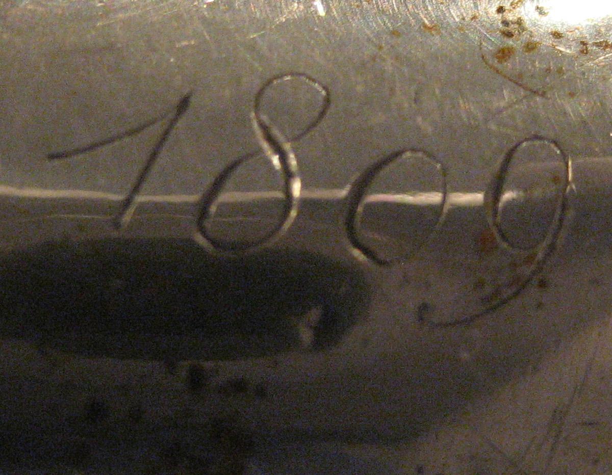 1954.0079.039 Knife (inscription)