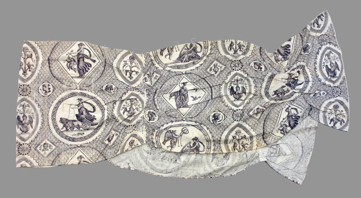 1960.0381.003 textile, printed partial obverse