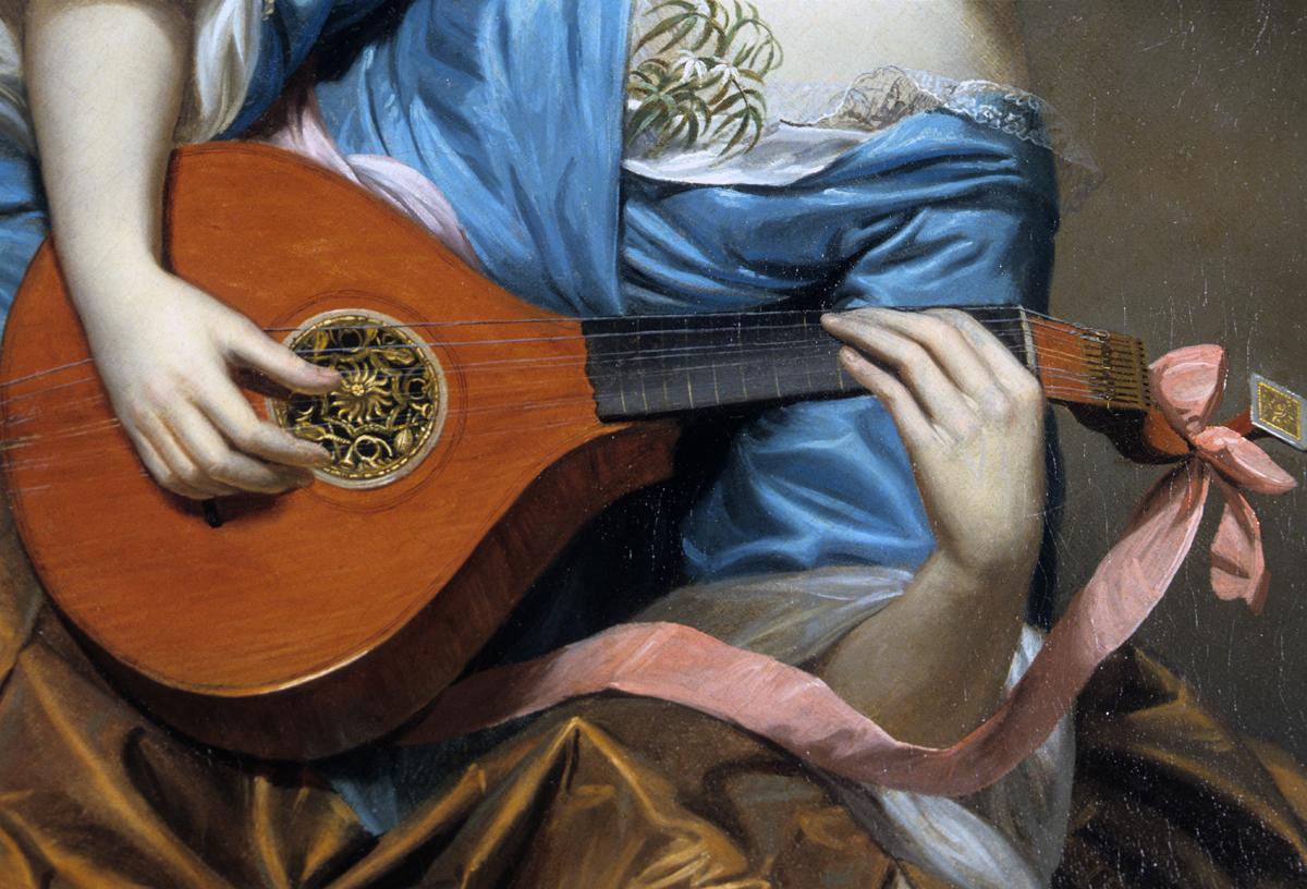 1960.0392 A Painting, Detail