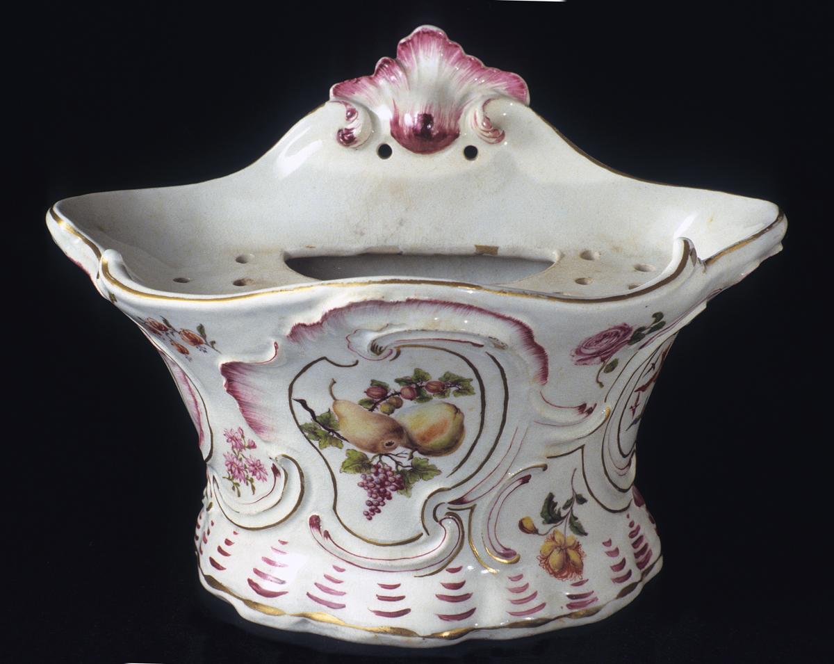 1960.0519 Flower Container, Wall Pocket