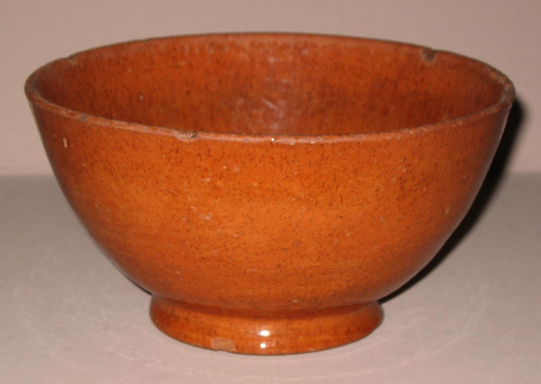 1960.0542 Redware bowl