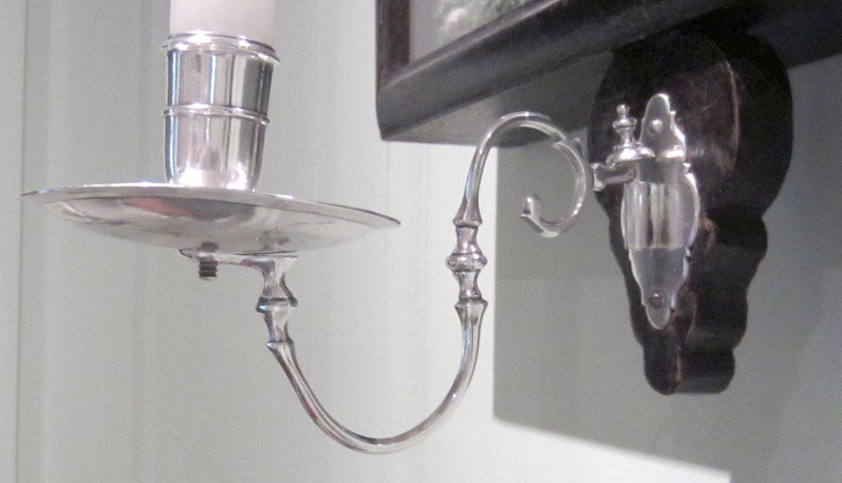 1960.0588 B,C Silver Sconce
