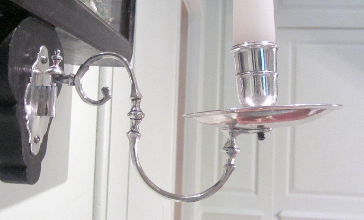 1960.0589 B,C Silver Sconce