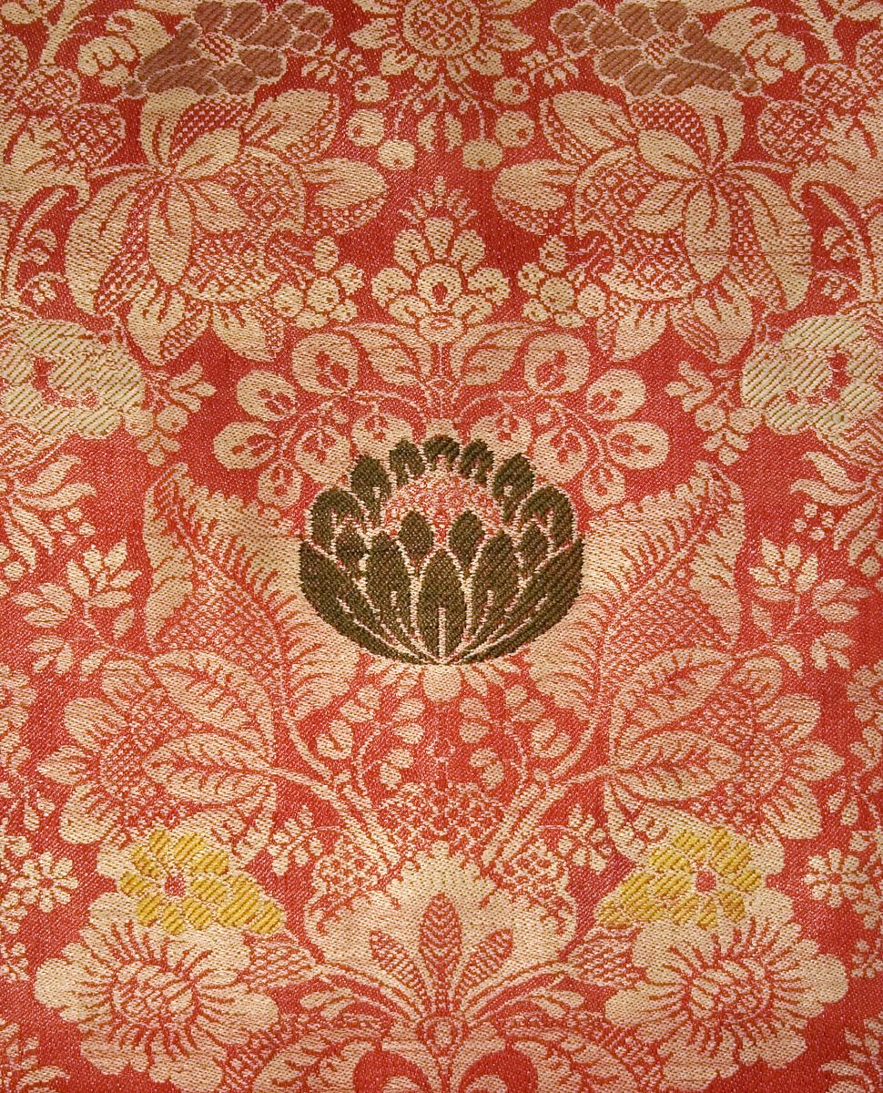 1960.0591.001 Window Hanging, Side Curtain, Pattern Detail
