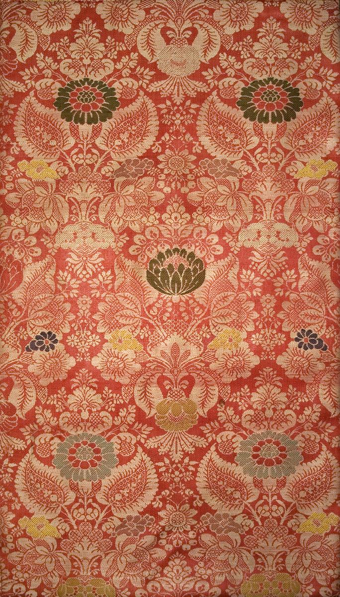 1960.0591.001 Window Hanging, Side Curtain, Pattern Repeat