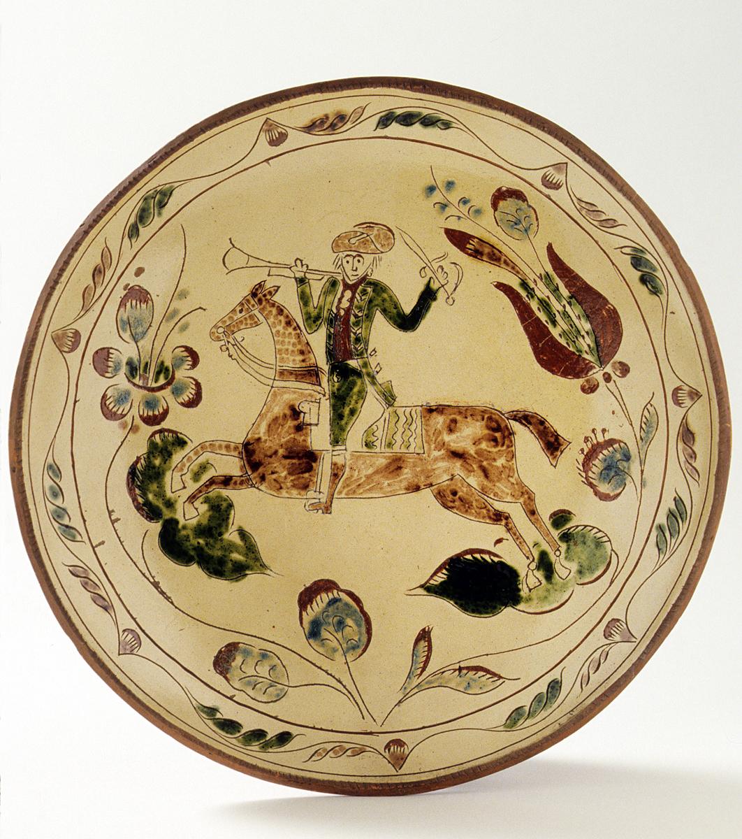 1960.0660 Redware Dish