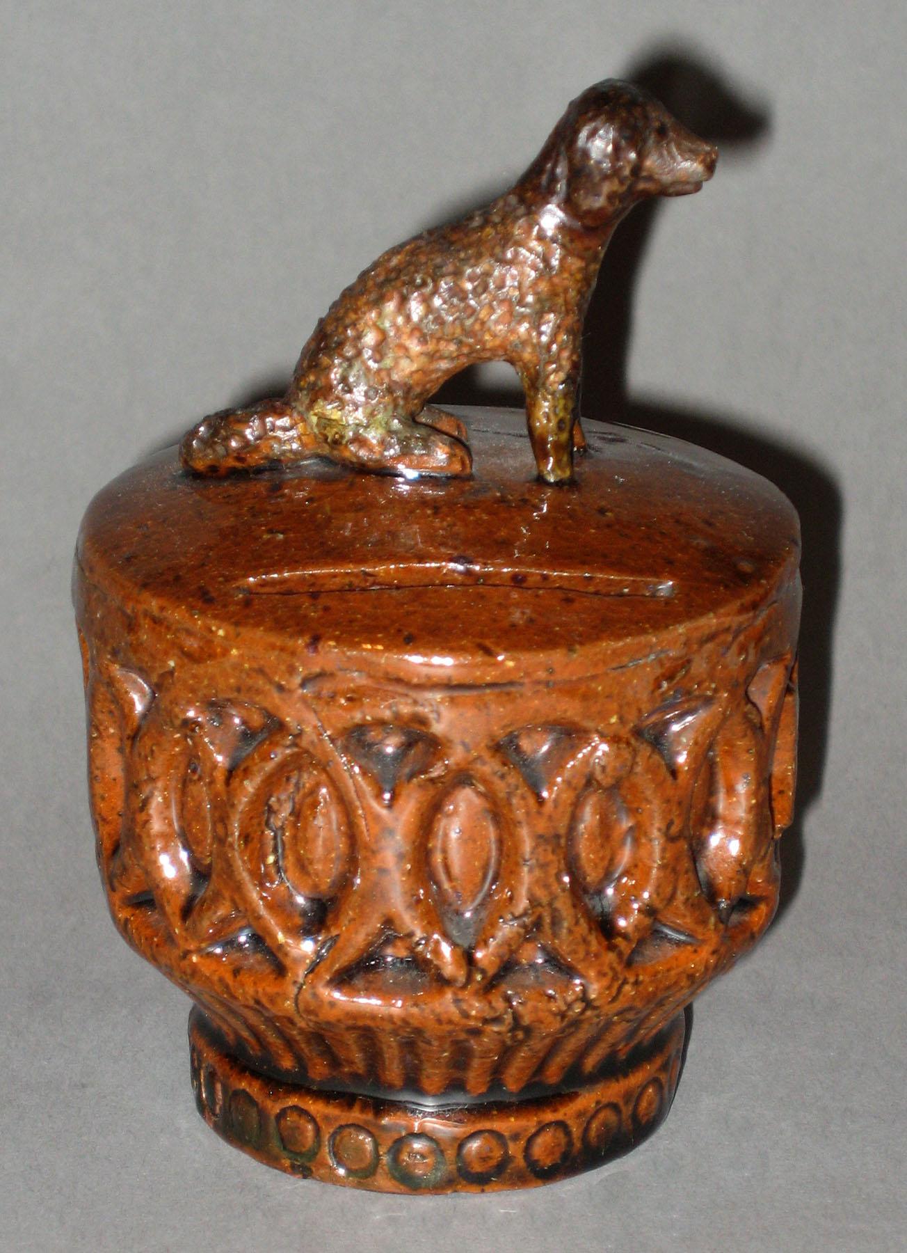 1960.0681 Redware bank