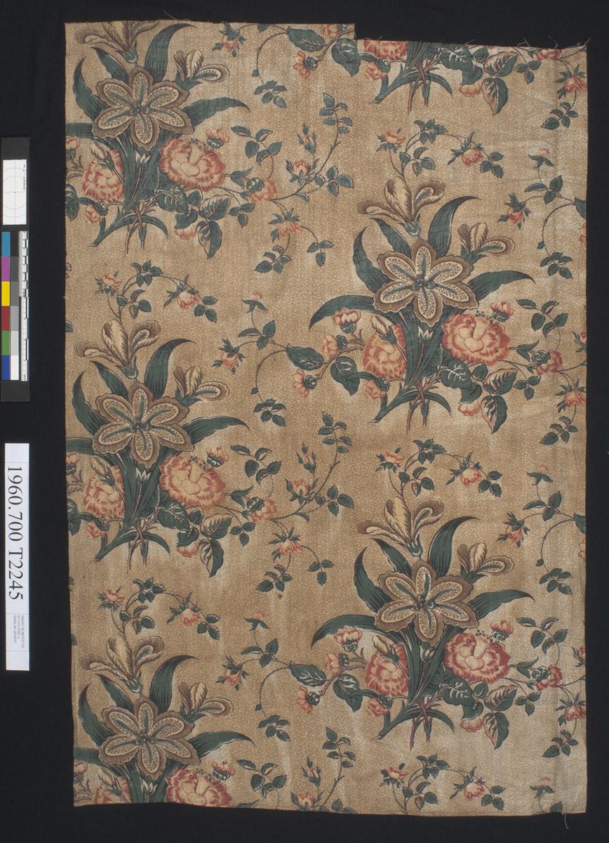 1960.0700 Textile, printed, view 1
