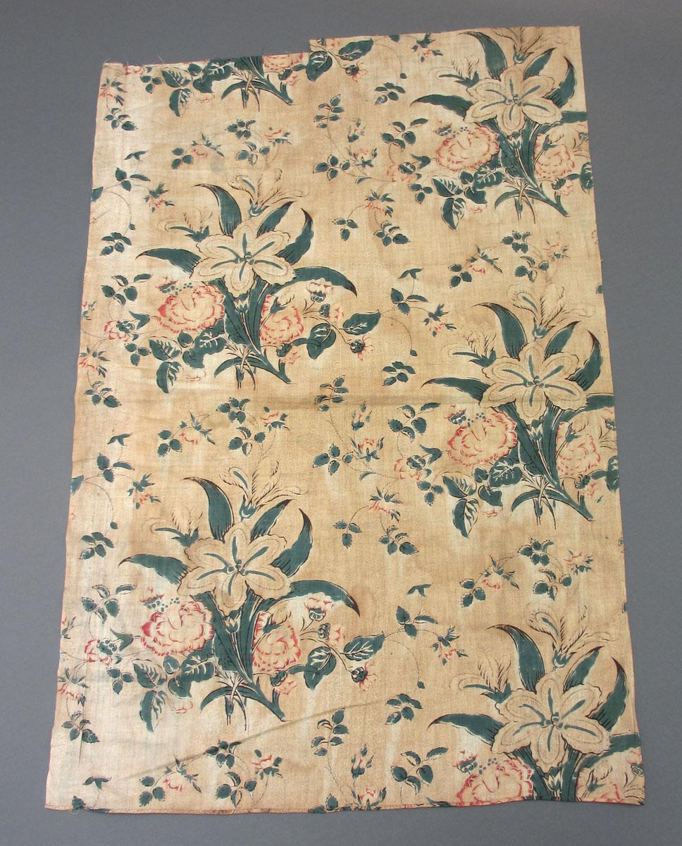 1960.0700 Textile, printed reverse