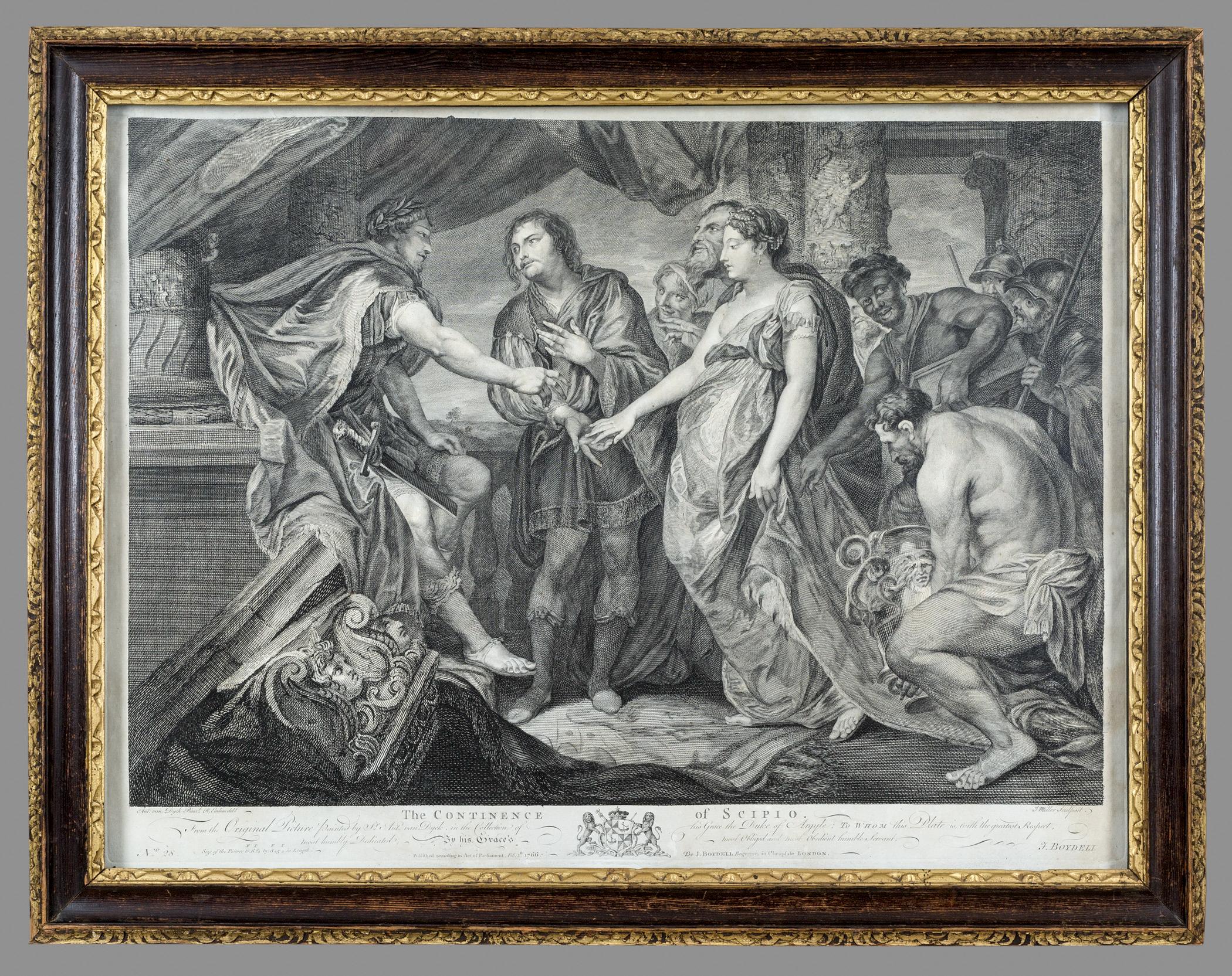 1960.0729 A Print, 1960.0730 Frame, view 1