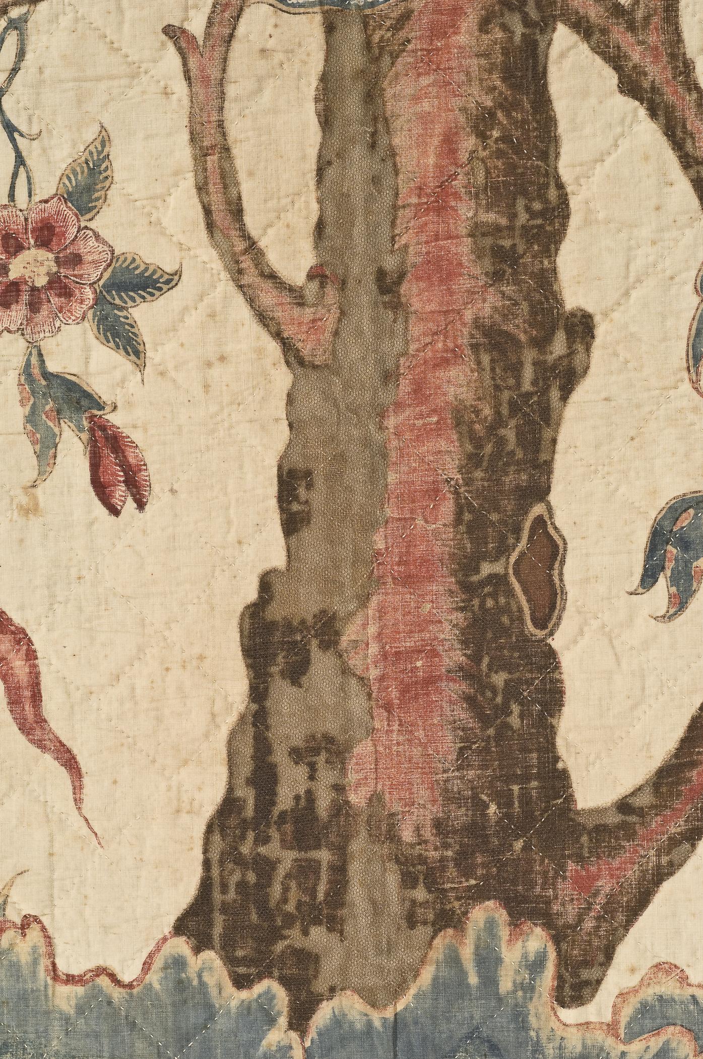 1960.0780 Quilt, detail 2, after conservation treatment