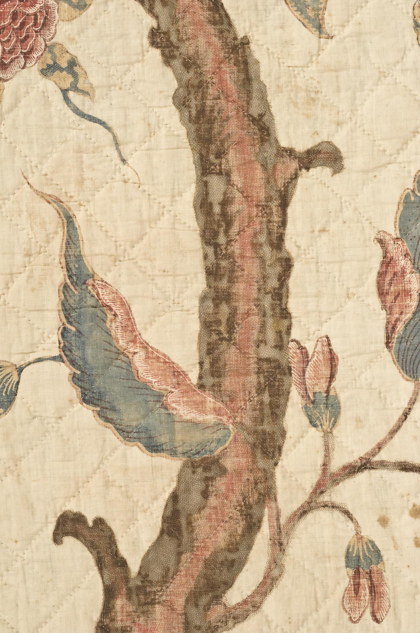 1960.0780 Quilt, detail 3, after conservation treatment