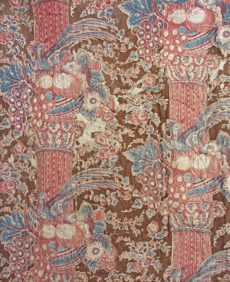 T1070 textile, printed design repeat