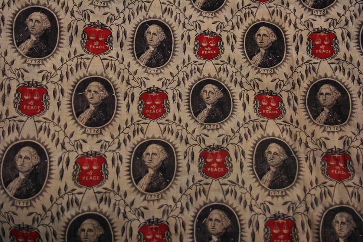 T134 textile, printed design repeat