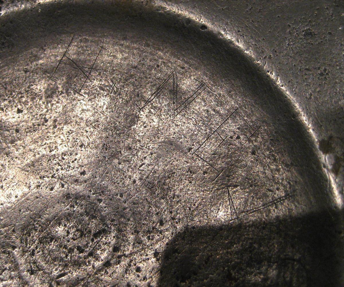 1960.0923 Porringer (inscription 3)